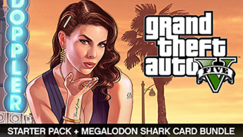 Grand Theft Auto V: Premium Online Edition &amp; Megalodon Shark Card Bundle