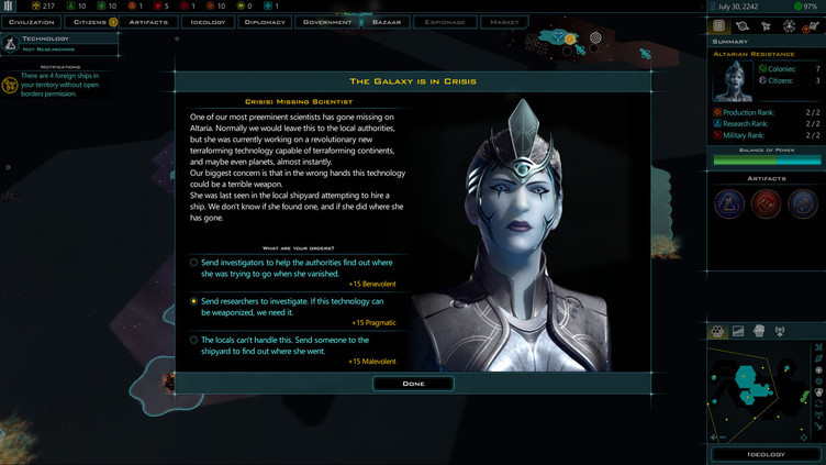 Galactic Civilizations III - Worlds in Crisis DLC Screenshot 4