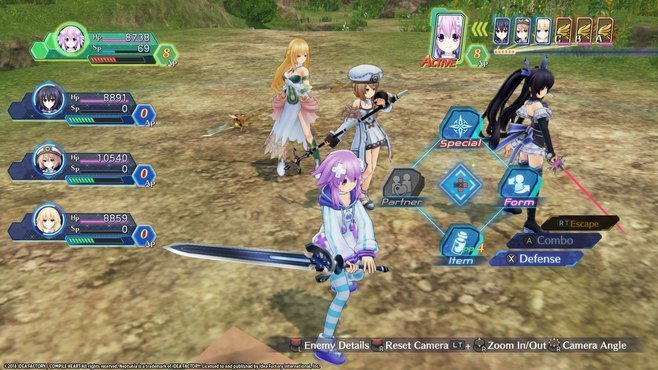 Megadimension Neptunia VIIR - 4 Goddesses Online Novice Class Weapon Set Screenshot 4