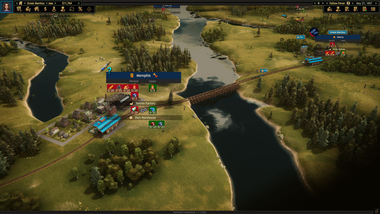 Railroad Corporation - Yellow Fever DLC Screenshot 4