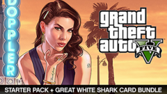 Grand Theft Auto V: Premium Online Edition &amp; Great White Shark Card Bundle