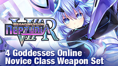 Megadimension Neptunia VIIR - 4 Goddesses Online Novice Class Weapon Set