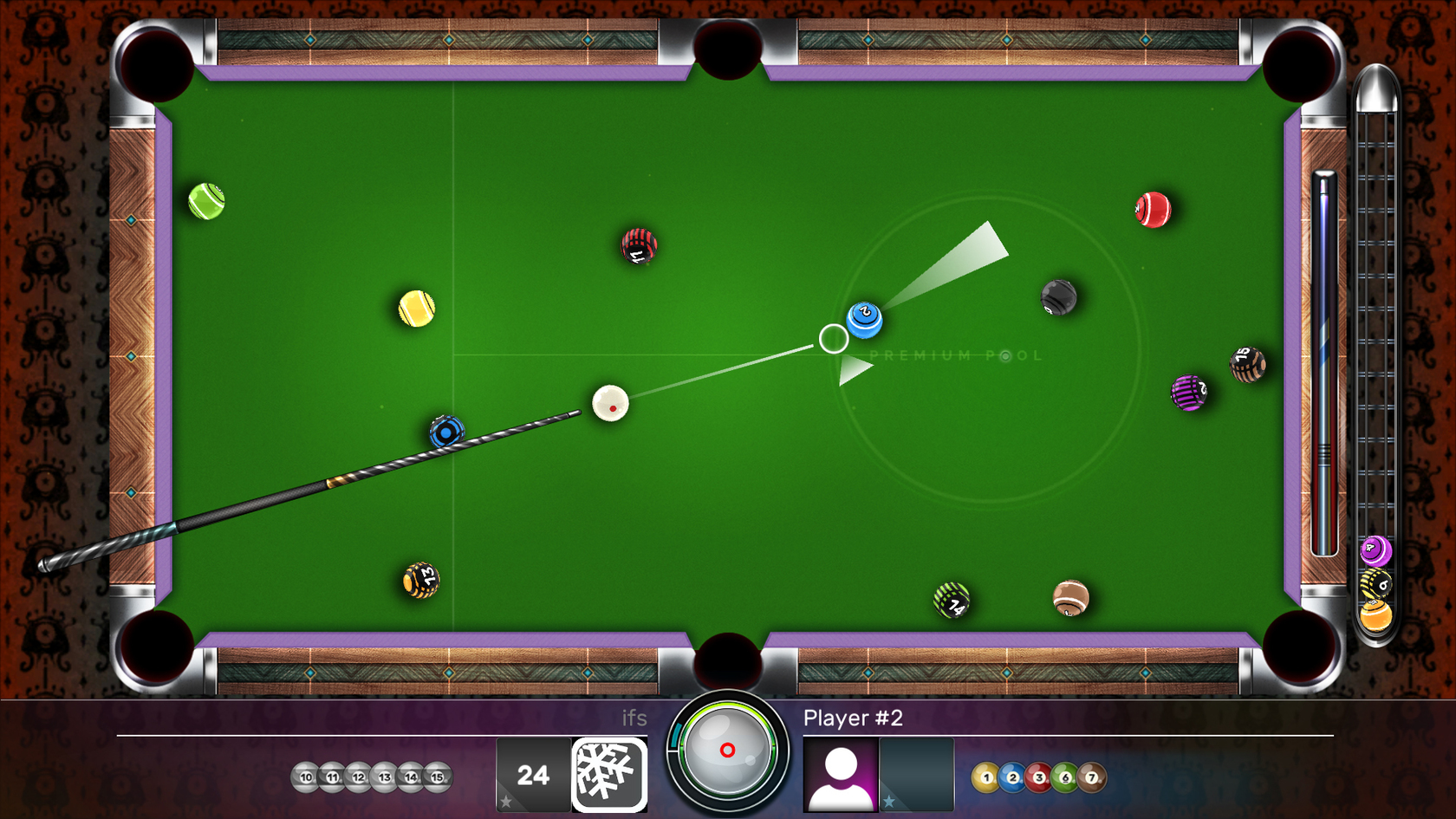 Flash Snooker Game - Online Billiards