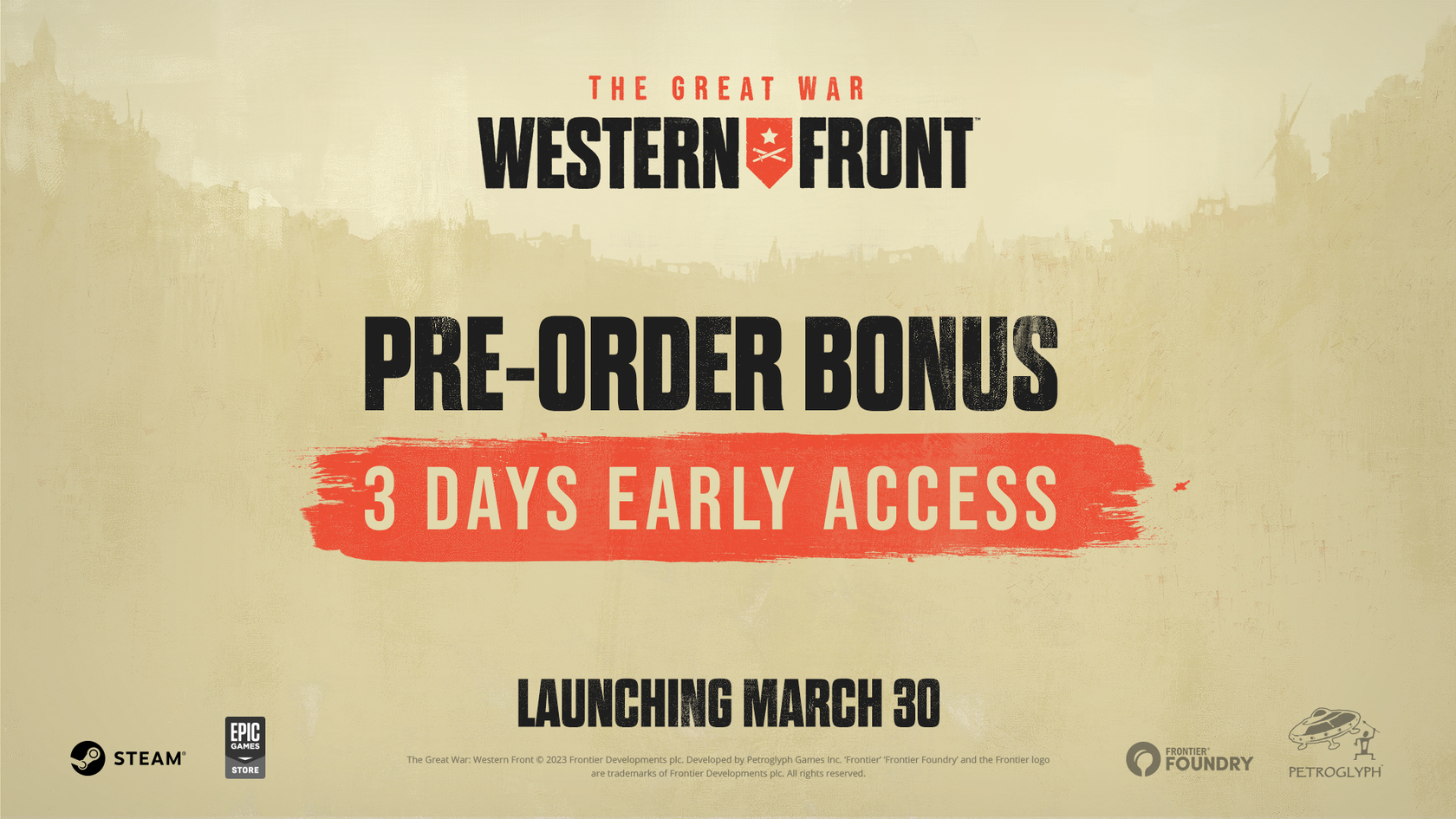 A guerra é pírrica em The Great War: Western Front - Epic Games Store