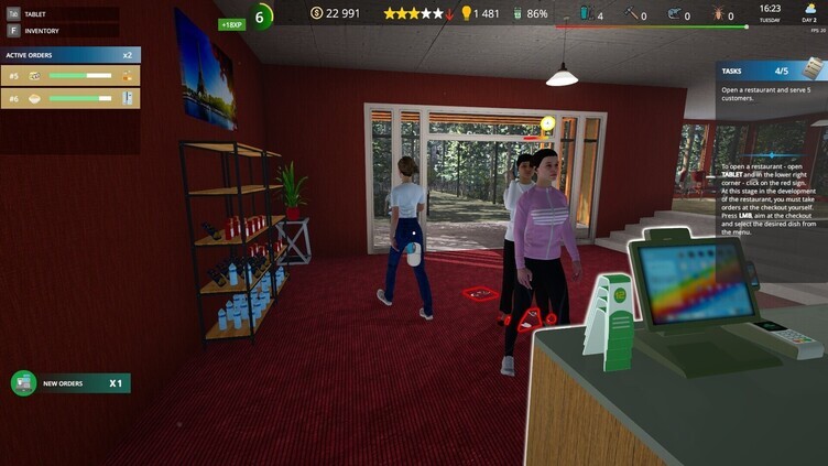 Cafe Owner Simulator Screenshot 1
