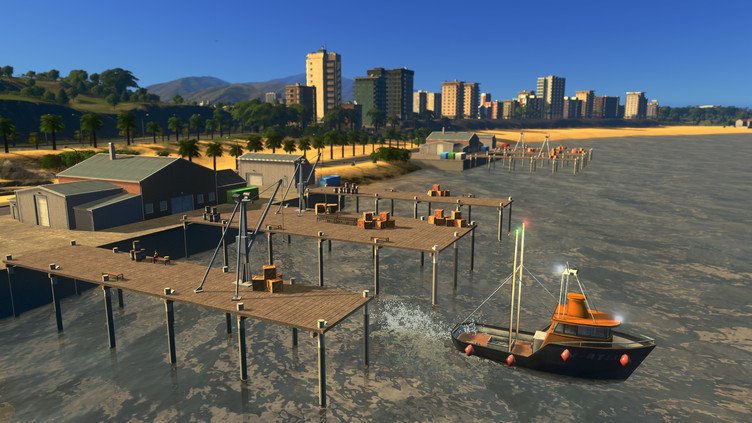 Cities: Skylines - Sunset Harbor Screenshot 1
