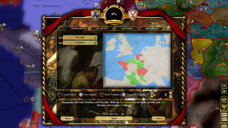 Europa Universalis III: Heir to the Throne Screenshot 2