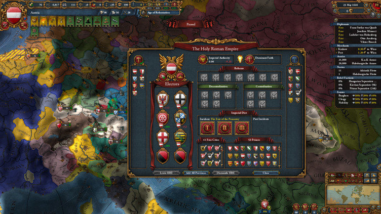 Europa Universalis IV: Emperor Screenshot 1
