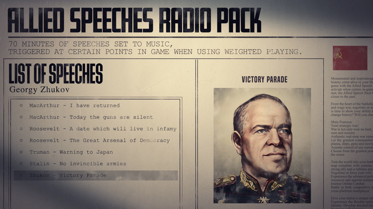 Hearts of Iron IV: Allied Speeches Pack Screenshot 2