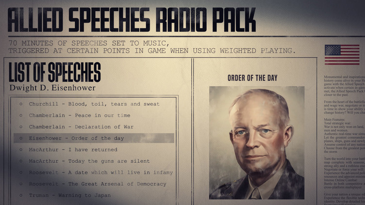 Hearts of Iron IV: Allied Speeches Pack Screenshot 4