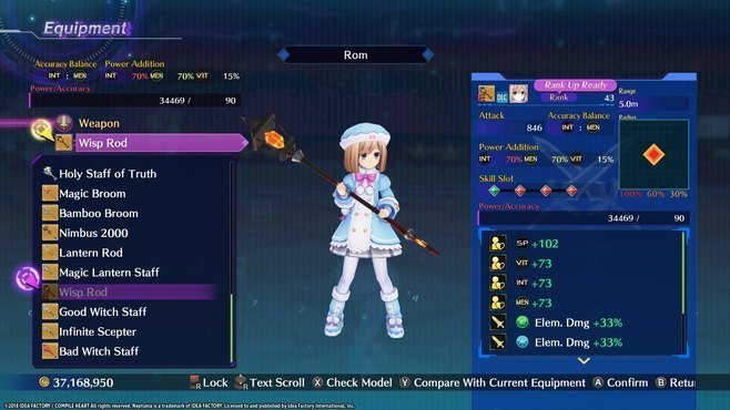 Megadimension Neptunia VIIR - 4 Goddesses Online Magician Weapon Set Screenshot 3