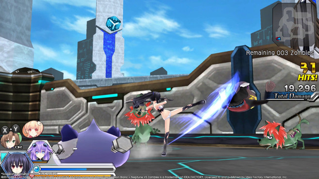 MegaTagmension Blanc + Neptune VS Zombies Screenshot 4