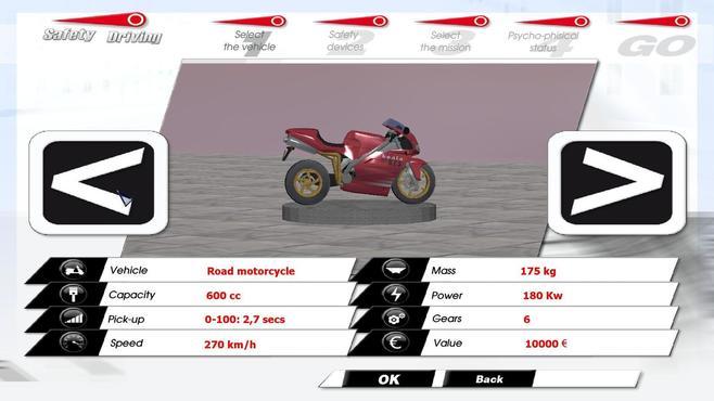Safety Driving Simulator: Motorbike Screenshot 2