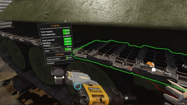 Tank Mechanic Simulator VR Screenshot 3