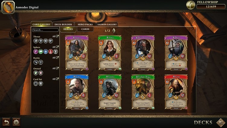 The Lord of the Rings: Adventure Card Game Screenshot 1