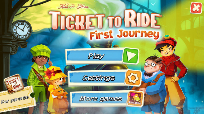 Ticket to Ride: First Journey Screenshot 1