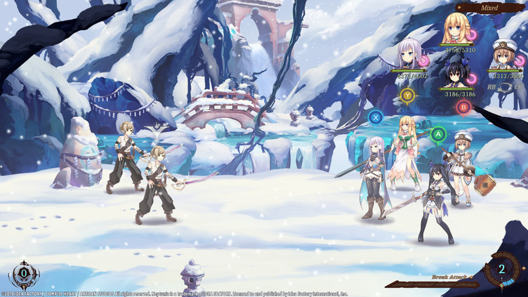 Super Neptunia RPG - Traditional Series Equipment Set Screenshot 1